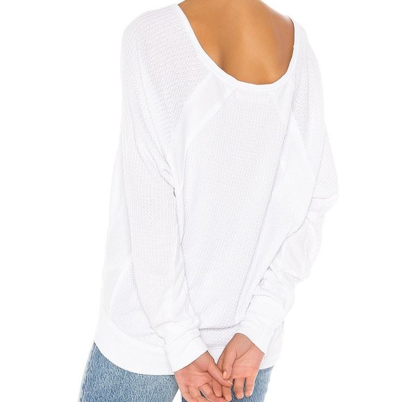 NWT Free People X Revolve Santa Clara Thermal in Alabaster - Picture 2 of 16